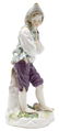 MEISSEN PORCELAIN FIGURE, BOY W/ ARMS CROSSED, D79