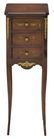 (2) FRENCH FLORAL ACCENTED SIDE TABLES - 3