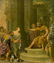 FINE RELIGIOUS PAINTING "AHASUERUS & ESTHER" 19thC