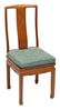 (8) CHINESE HARDWOOD DINING OR SIDE CHAIRS - 2