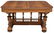 ITALIAN WALNUT BALUSTRADE TRESTLE TABLE, 19TH C. - 2