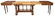 ITALIAN WALNUT BALUSTRADE TRESTLE TABLE, 19TH C. - 3
