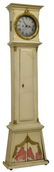 DANISH EMPIRE BORNHOLM PAINTED GRANDFATHER CLOCK - 2