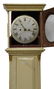 DANISH EMPIRE BORNHOLM PAINTED GRANDFATHER CLOCK - 3