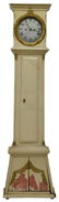DANISH EMPIRE BORNHOLM PAINTED GRANDFATHER CLOCK - 5