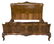 ITALIAN VENETIAN BURL WALNUT BED - 2