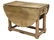 SCANDINAVIAN DROP SIDE WORK TABLE, 19TH C.