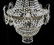 EMPIRE-STYLE FIVE-LIGHT CRYSTAL CHANDELIER