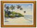 LARGE SIGNED PALM TREES & WHITE SAND PAINTING - 2
