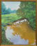 FRAMED SIGNED OIL PAINTING, BEND IN THE CREEK