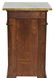 VICTORIAN MARBLE TOP BEDSIDE CABINET - 3