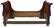 FRENCH BURLED MAHOGANY ALCOVE OR DAY BED - 3
