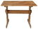 SMALL ANTIQUE SWEDISH PINE TRESTLE TABLE - 2