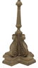 CARVED WOOD FLOOR LAMP