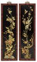 (4) CHINESE BLACK LACQUER WALL PANELS - 3