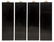 (4) CHINESE BLACK LACQUER WALL PANELS - 4