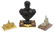 (3) FRENCH BUST OF NAPOLEON & SOUVENIR GROUP