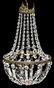 ITALIAN CRYSTAL SINGLE-LIGHT CHANDELIER - 2