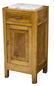 ITALIAN MODERN MARBLE TOP NIGHTSTAND