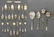 (24) COLLECTION OF STERLING, COIN & PLATE FLATWARE