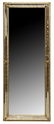 CONTEMPORARY GILT FAUX BAMBOO FRAMED WALL MIRROR