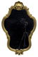 ITALIAN ROCAILLE SHELLWORK GILT WALL MIRROR - 2