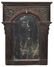 ENGLISH RENAISSANCE REVIVAL OAK FRAME WALL MIRROR - 2