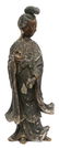 ASIAN POLYCHROME WOOD STATUE - 3