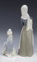(2) LLADRO PORCELAIN GIRL W/LAMB & BOY W/ LAMB - 2