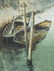 FRAMED LITHOGRAPH, BOATS ON THE WATER, SIGNED - 3