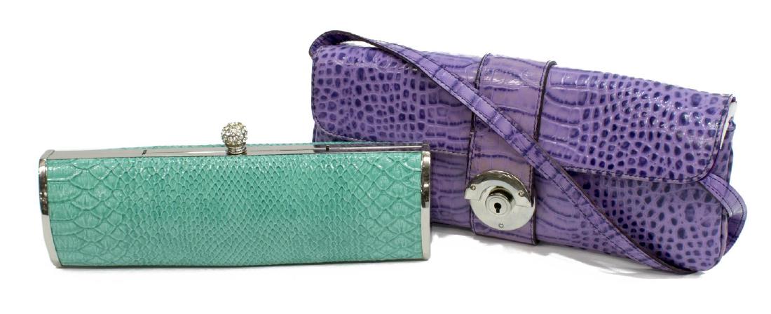 (2) YOYA & LUCIANO PADOVAN REPTILE-LIKE CLUTCHES (1 of 9)