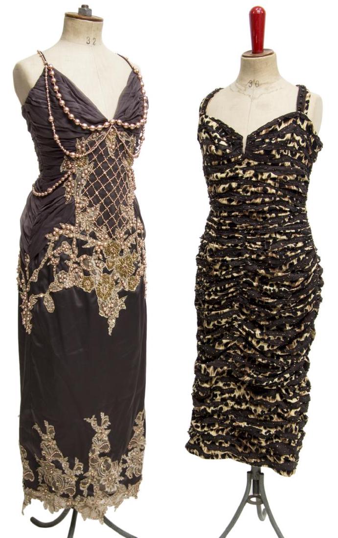 (2) MANDALAY EMBELLISHED FORMAL EVENING DRESSES (1 of 5)