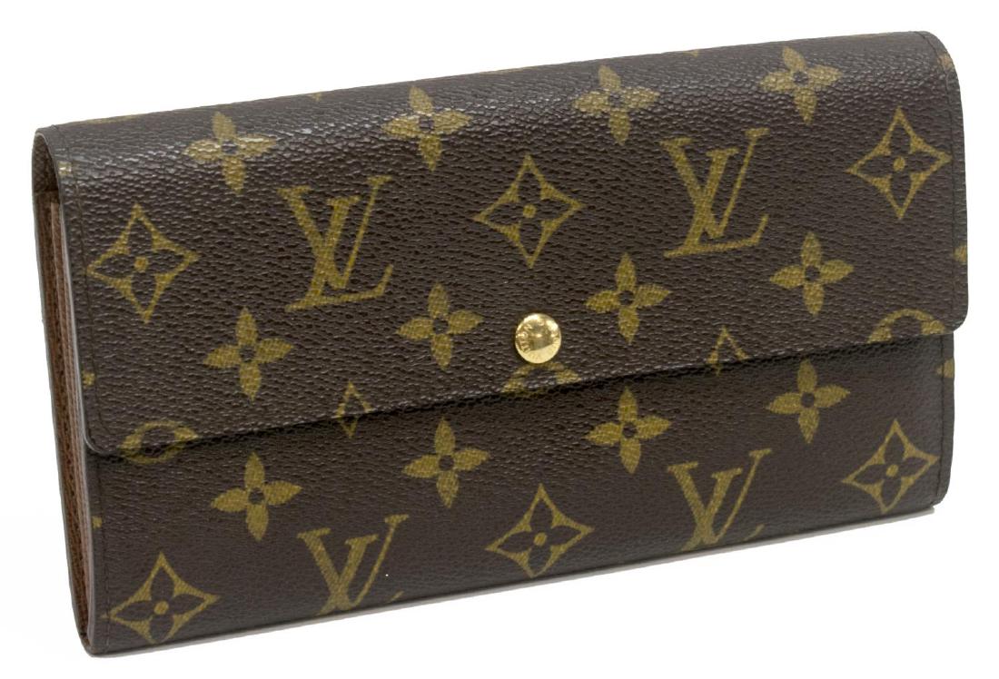 LOUIS VUITTON 'SARAH' MONOGRAM CANVAS WALLET (1 of 4)