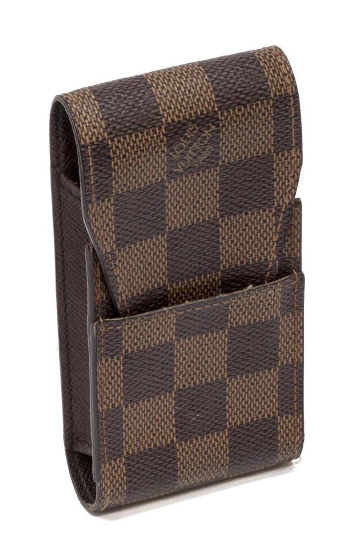 LOUIS VUITTON DAMIER EBENE CANVAS CIGARETTE CASE (1 of 5)