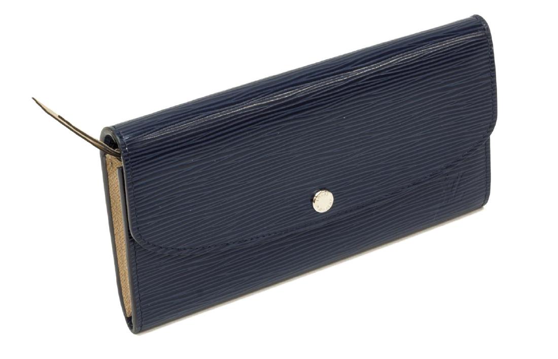 LOUIS VUITTON 'EMILIE' INDIGO EPI LEATHER WALLET (1 of 5)
