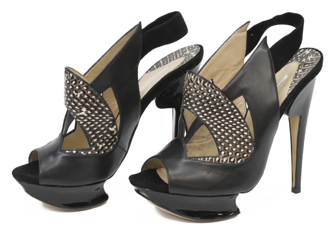 NICHOLAS KIRKWOOD 'MAE WEST' SLING BACK PUMPS (1 of 3)