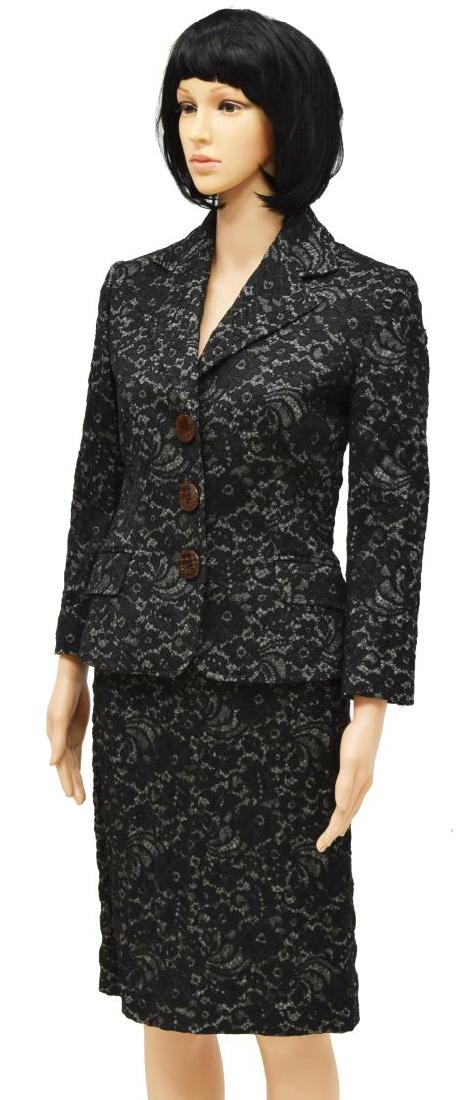 (2) DOLCE & GABBANA TWO-PIECE LACE SKIRT SUIT (1 of 4)