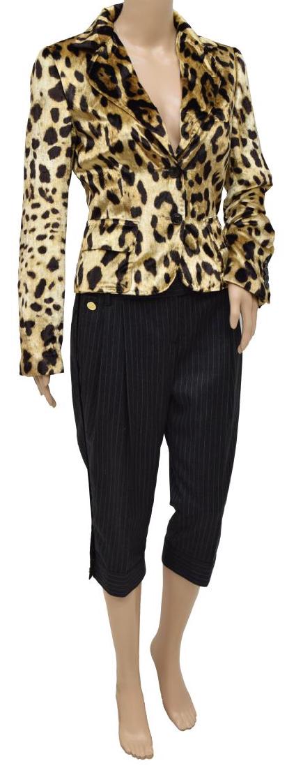 (2) DOLCE & GABBANA LEOPARD BLAZER & CROPPED PANTS (1 of 11)