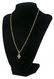 BULGARI 18K YELLOW GOLD DIAMOND CROSS NECKLACE - 2