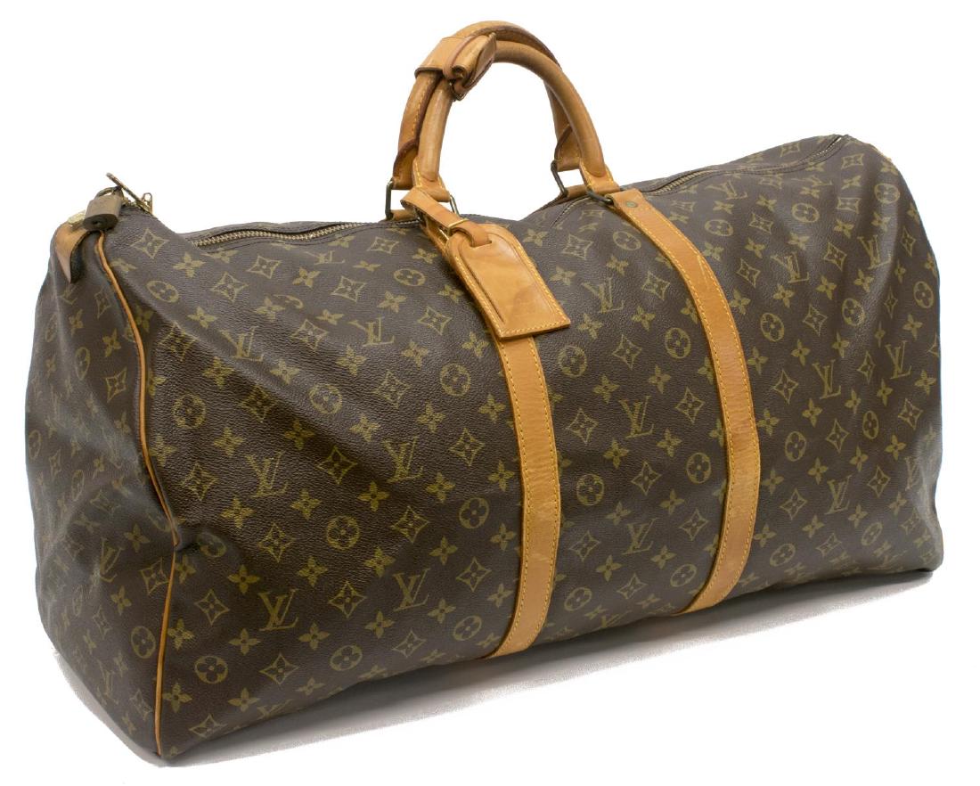 LOUIS VUITTON 'KEEPALL 60' MONOGRAM CANVAS DUFFLE (1 of 4)