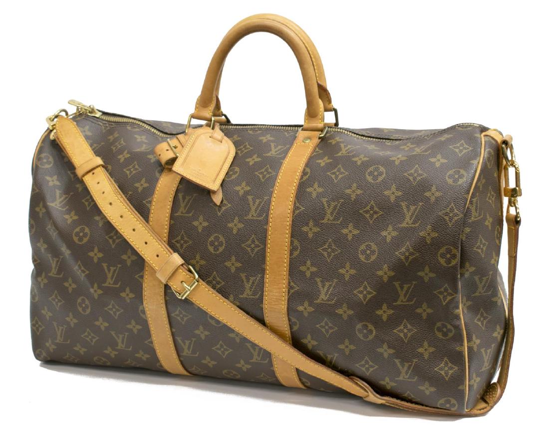 LOUIS VUITTON 'KEEPALL BANDOULIERE 50' DUFFLE BAG (1 of 4)