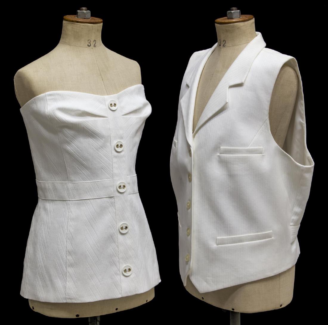 (2) TRINA TURK BUSTIER TOP & RALPH LAUREN VEST (1 of 7)