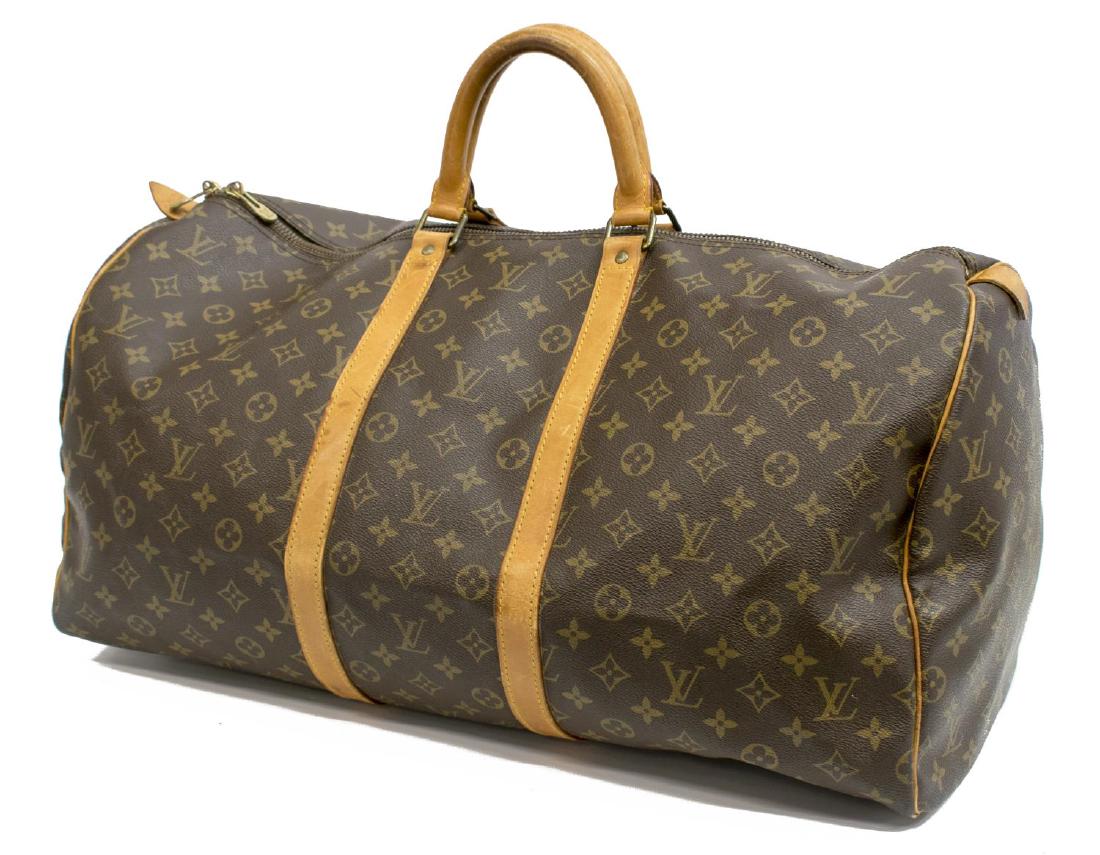 LOUIS VUITTON 'KEEPALL 55' MONOGRAM CANVAS DUFFLE (1 of 5)