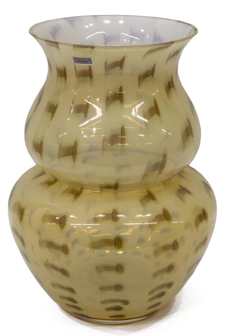 Waterford Evolution Amber Ocelot Glass Vase Nov 18 2017