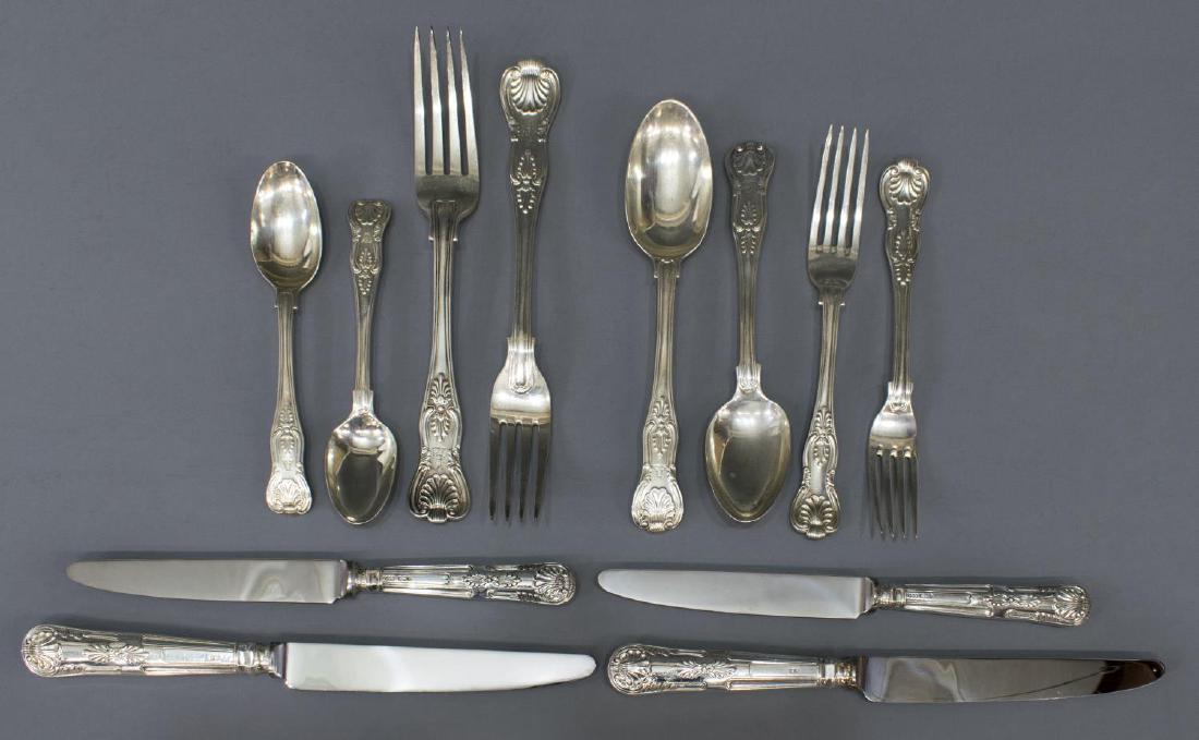 (12) ENGLISH KINGS PATTERN FLATWARE, ASSEMBLED (1 of 3)
