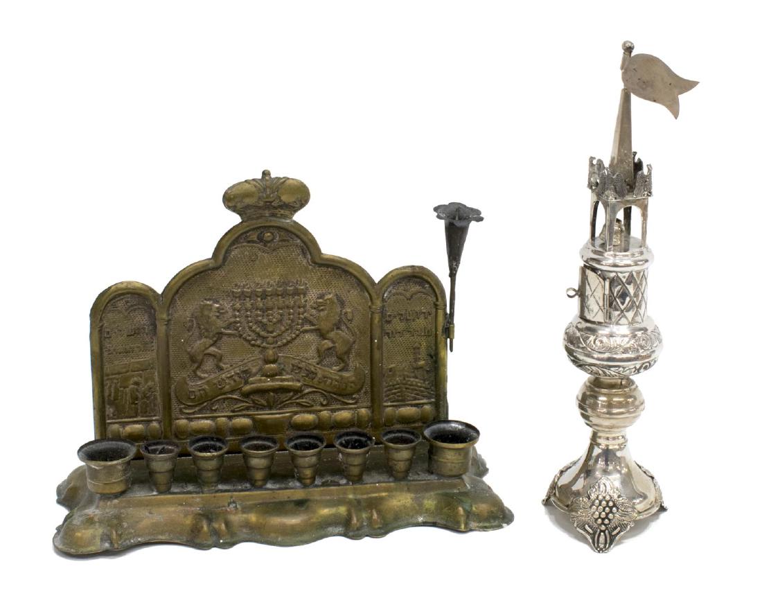 JUDAICA STERLING SILVER BASAMIM SPICE TOWER,MEXICO (1 of 6)