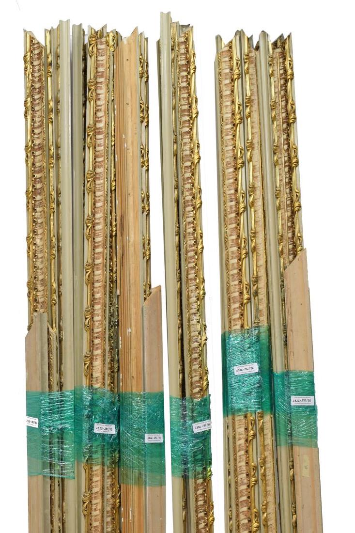 (36) GROUP OF PARCEL GILT ARCHITECTURAL ELEMENTS (1 of 5)