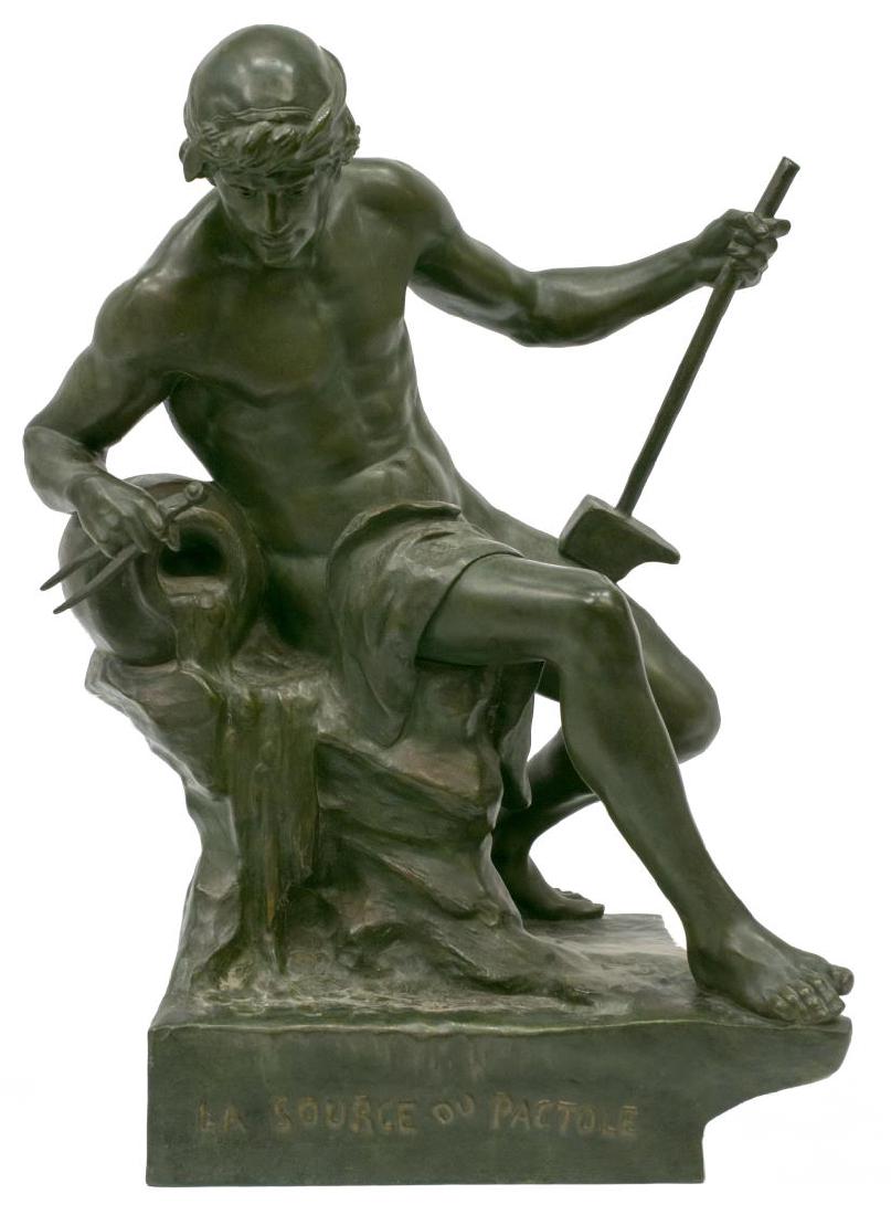 EMILE PICAULT "LA SOURCE DU PACTOLE" BRONZE (1 of 6)