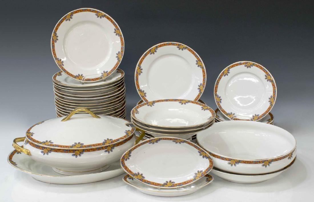 (46) FRENCH PORCELAIN ART DECO DINNER SERVICE (1 of 5)