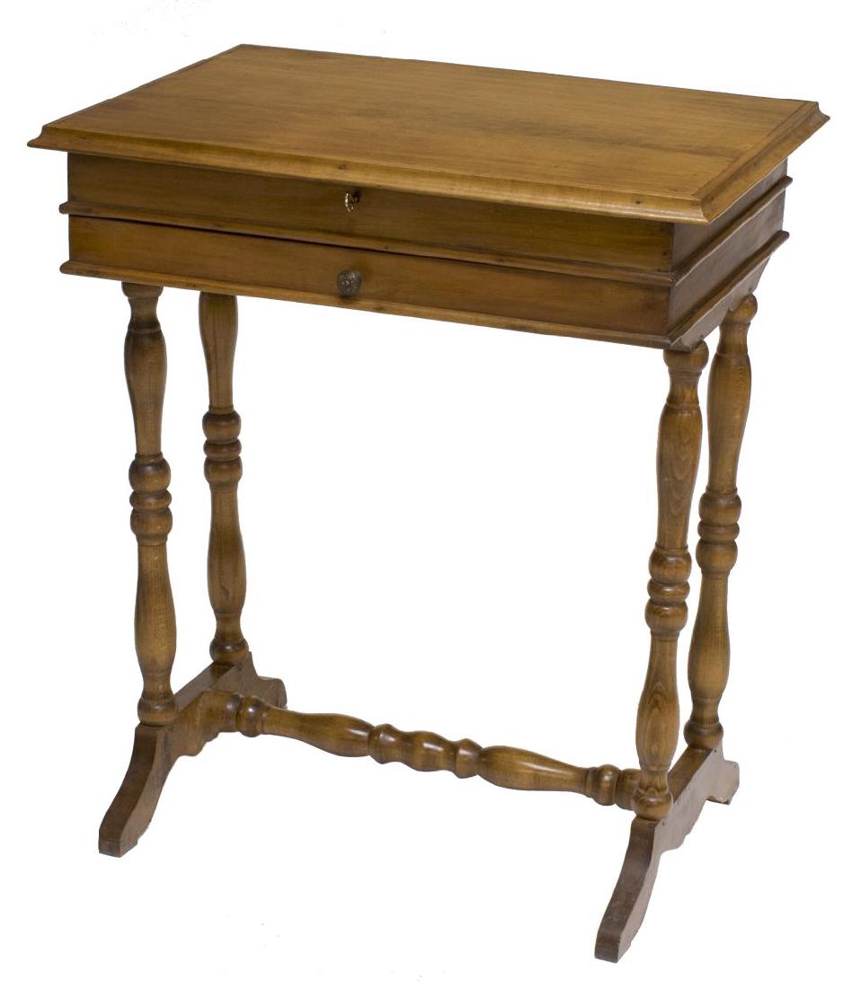 ITALIAN FRUITWOOD SEWING TABLE, EARLY 20TH C. (1 of 3)